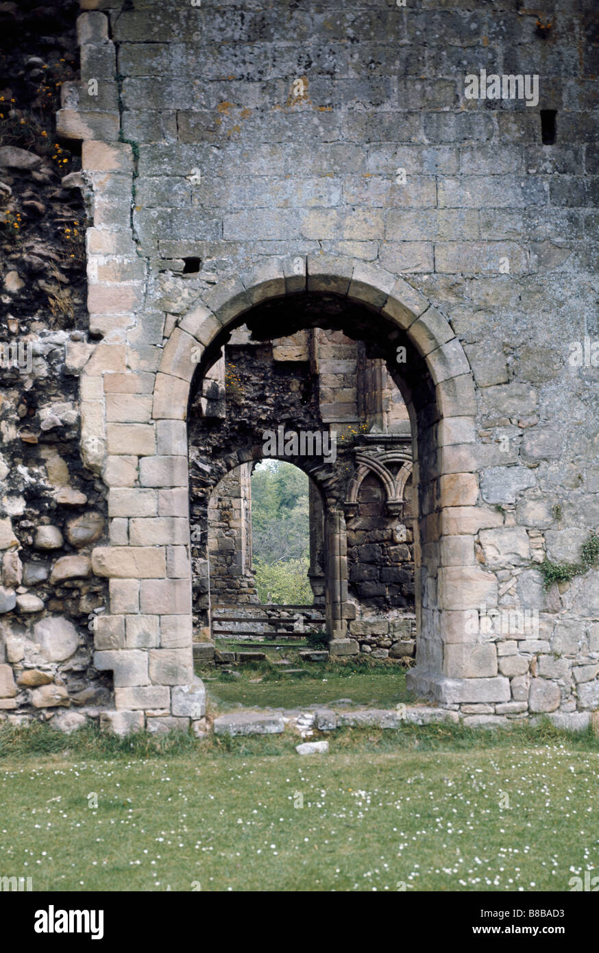 Bolton Abbey Yorkshire Ruins of Augustinian priory Stock Photo