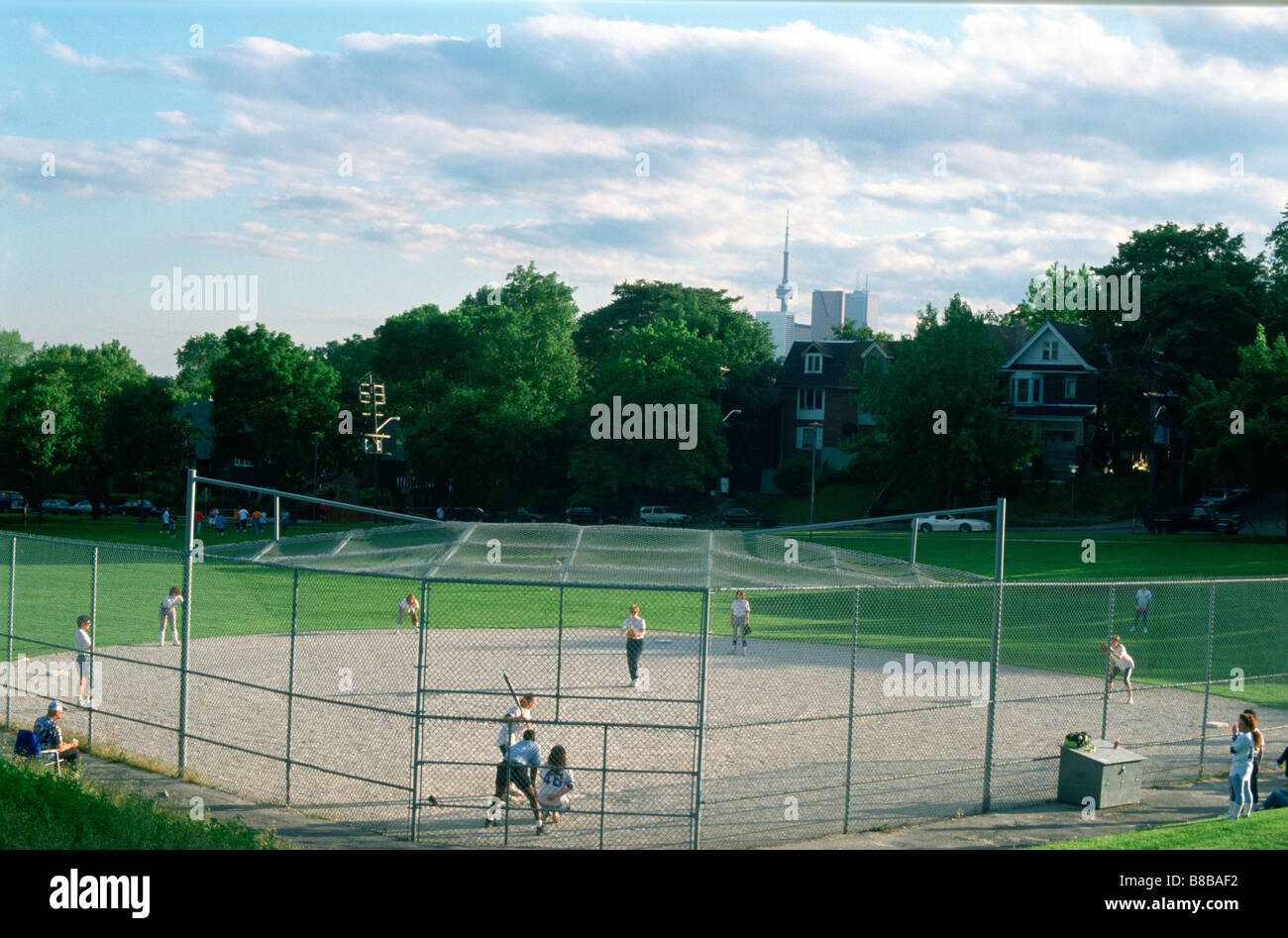 Baseball Diamond, Toronto,Ontario Stock Photo Alamy