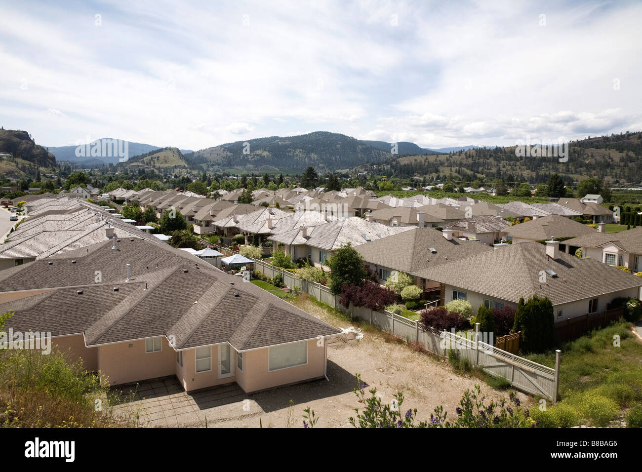 New Subdivision, Peachland, British Columbia Stock Photo Alamy