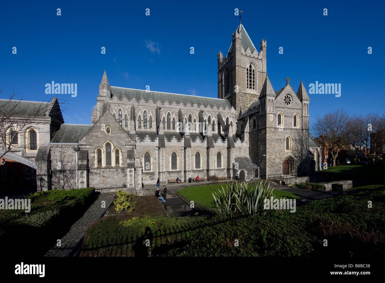 christchurch cathedral Stock Photo