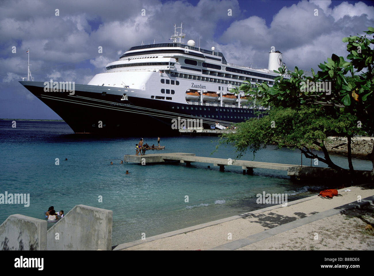 Imageworks Photographic; Cruise Ship  Port  Bonaire, Caribbean Stock Photo