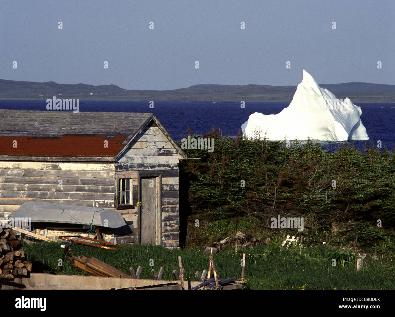 Imageworks Photographic; Old House Iceberg ion Cove, Newfoundland Stock Photo