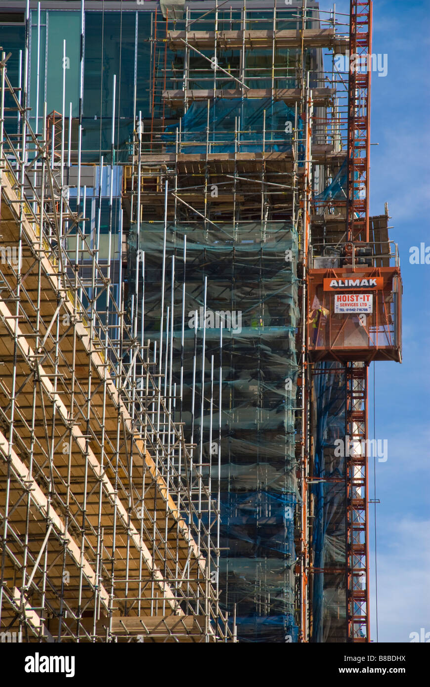 Europe UK england Manchester construction Stock Photo Alamy