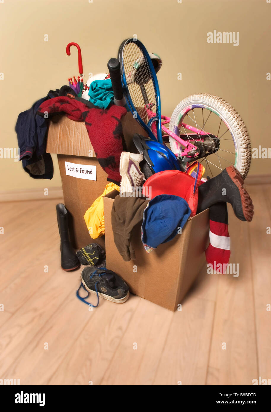Lost And Found Box High Resolution Stock Photography and Images - Alamy