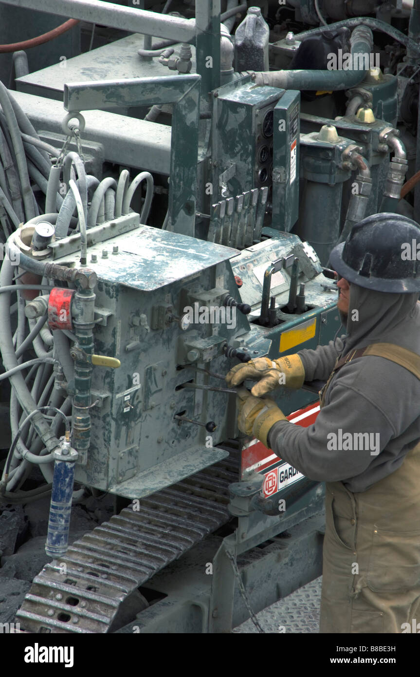 Construction Worker Blasting to make new Subdivision, Yellowknife