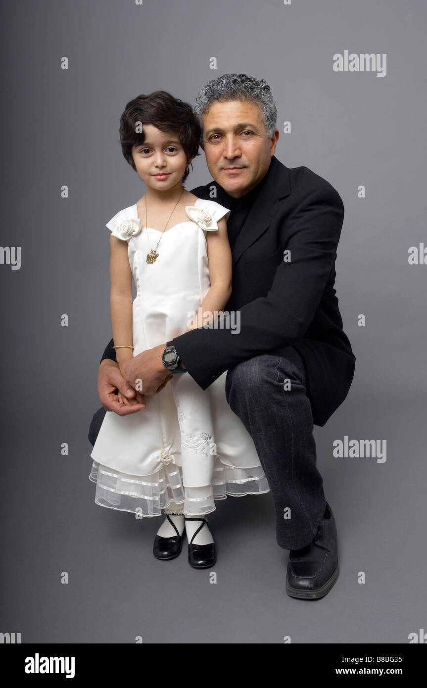 Portrait Father Daughter Stock Photo - Alamy