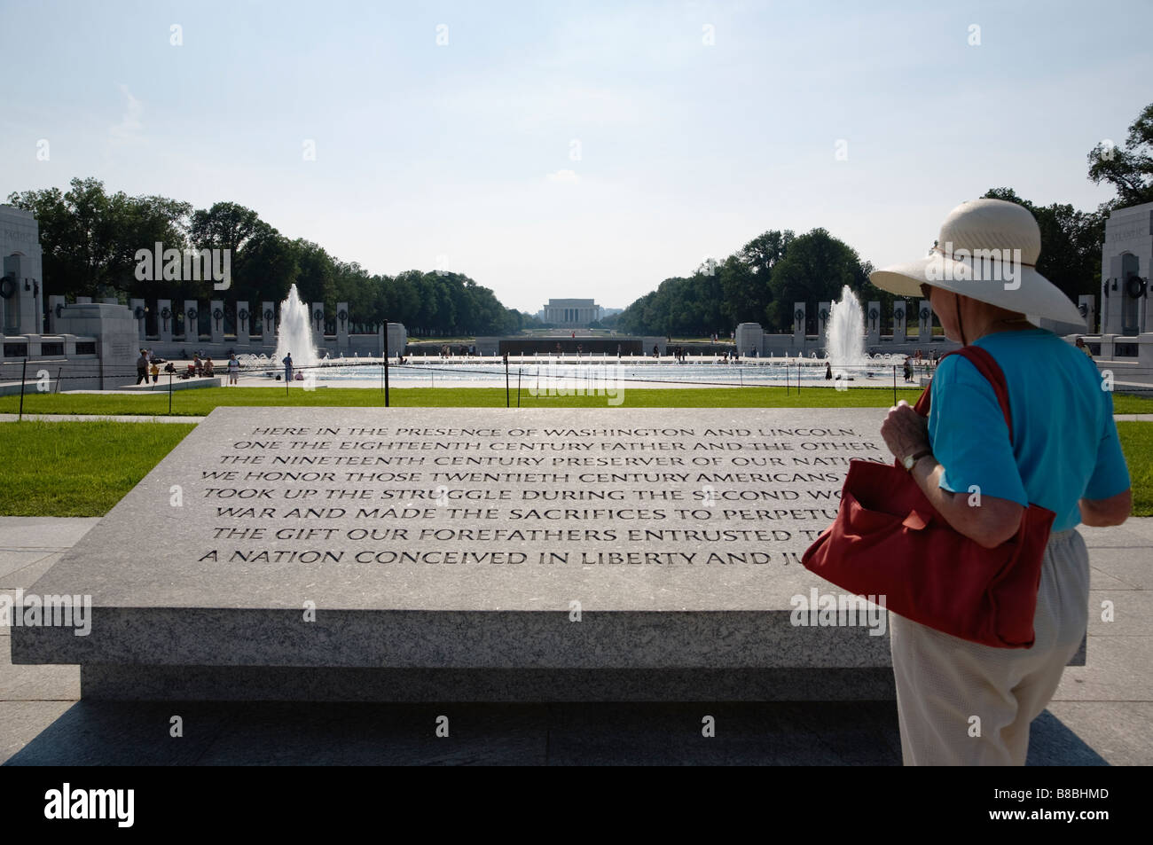 National World War II Memorial Washington DC USA Stock Photo - Alamy