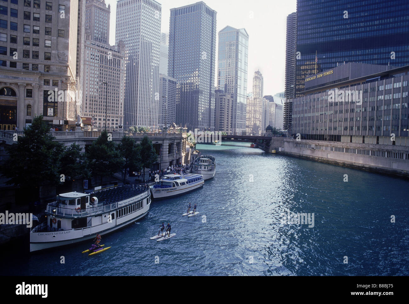 Chicago Channel, Chicago, Illinois Stock Photo Alamy