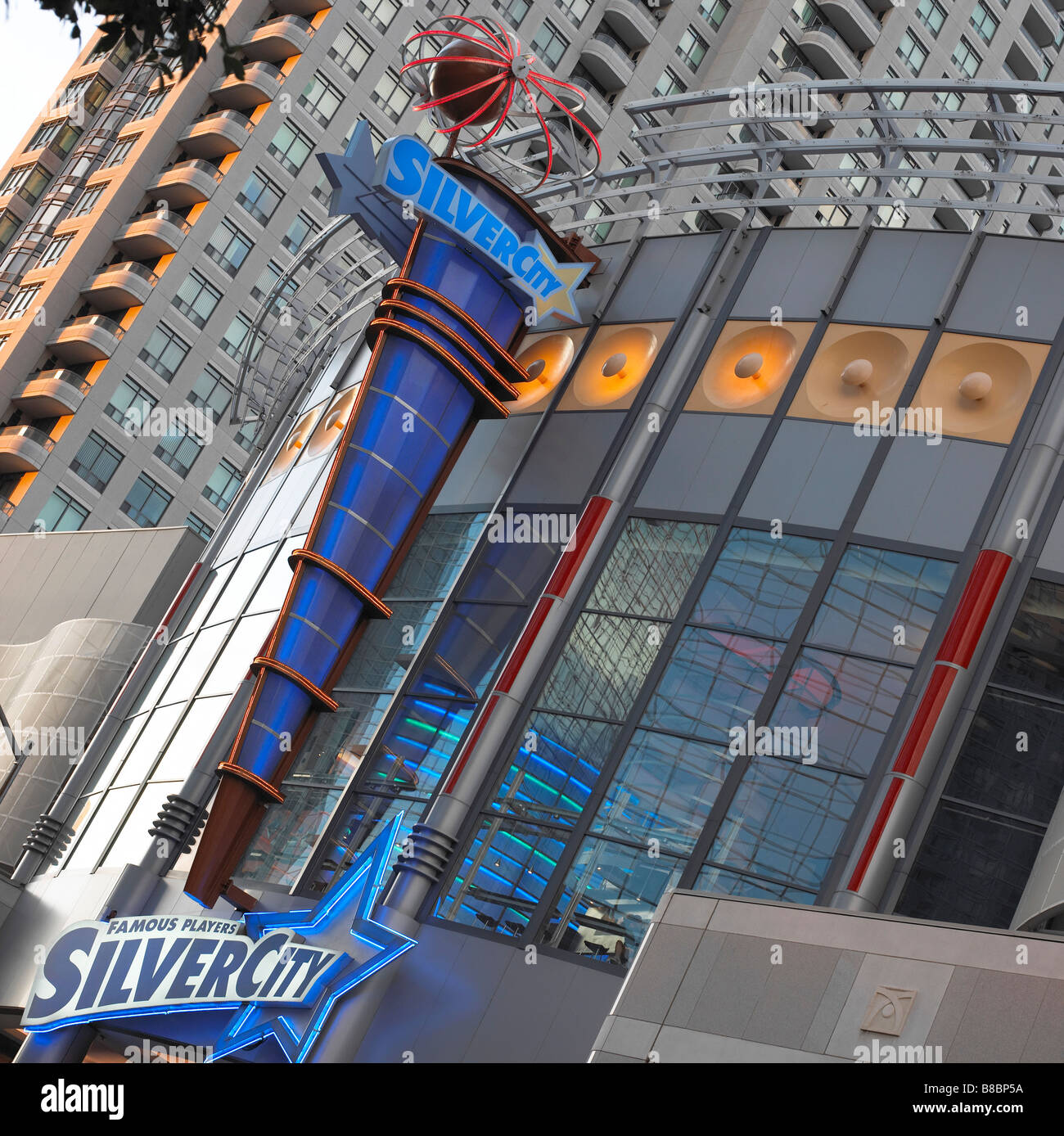 Silver City movie Theater Stock Photo Alamy