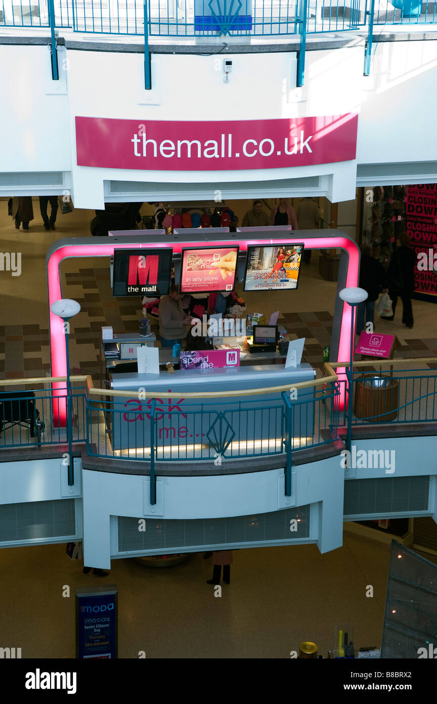 The Mall indoor shopping centre Barnsley Stock Photo