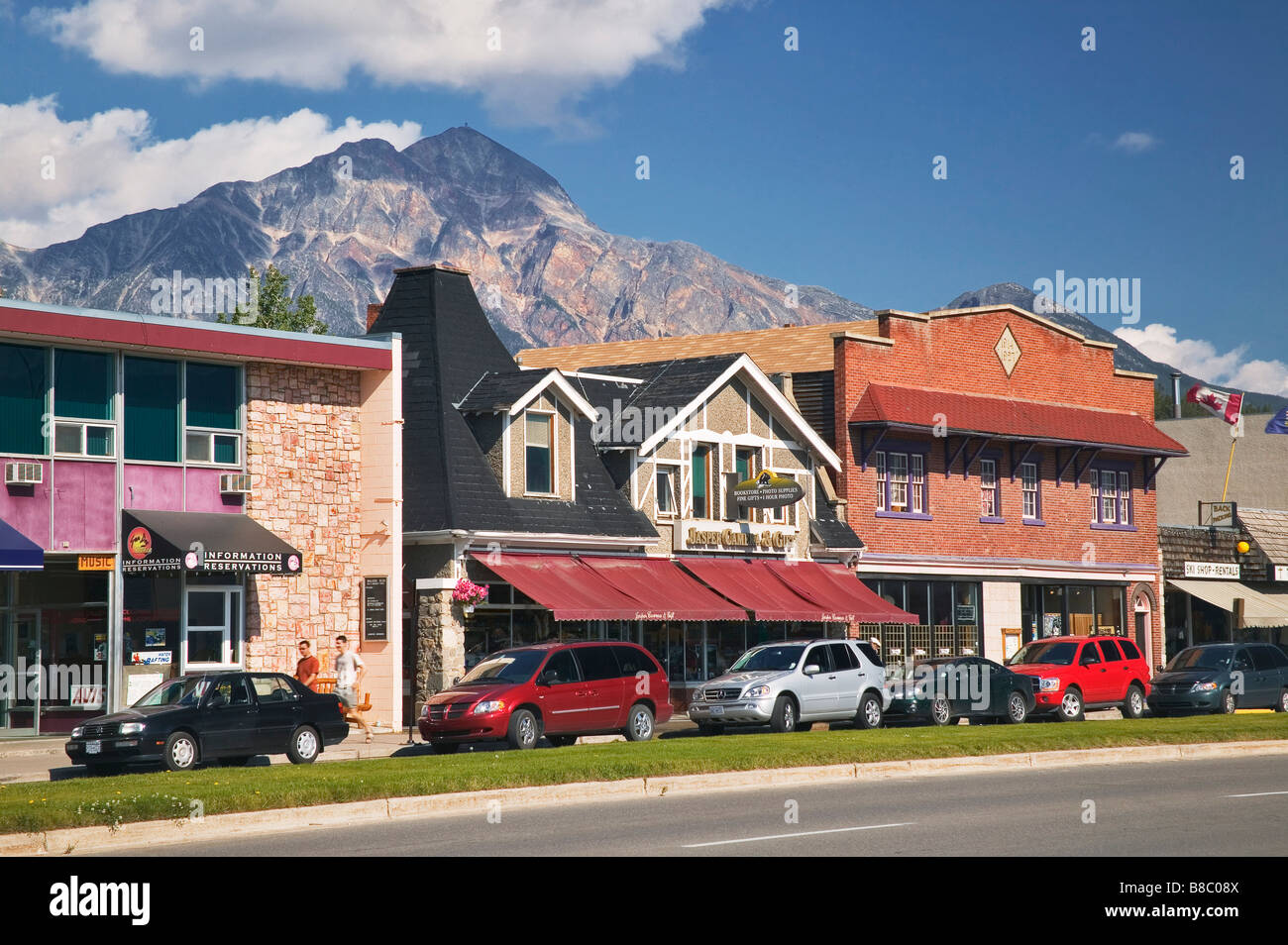 Connaught Drive, Jasper, Alberta Stock Photo Alamy