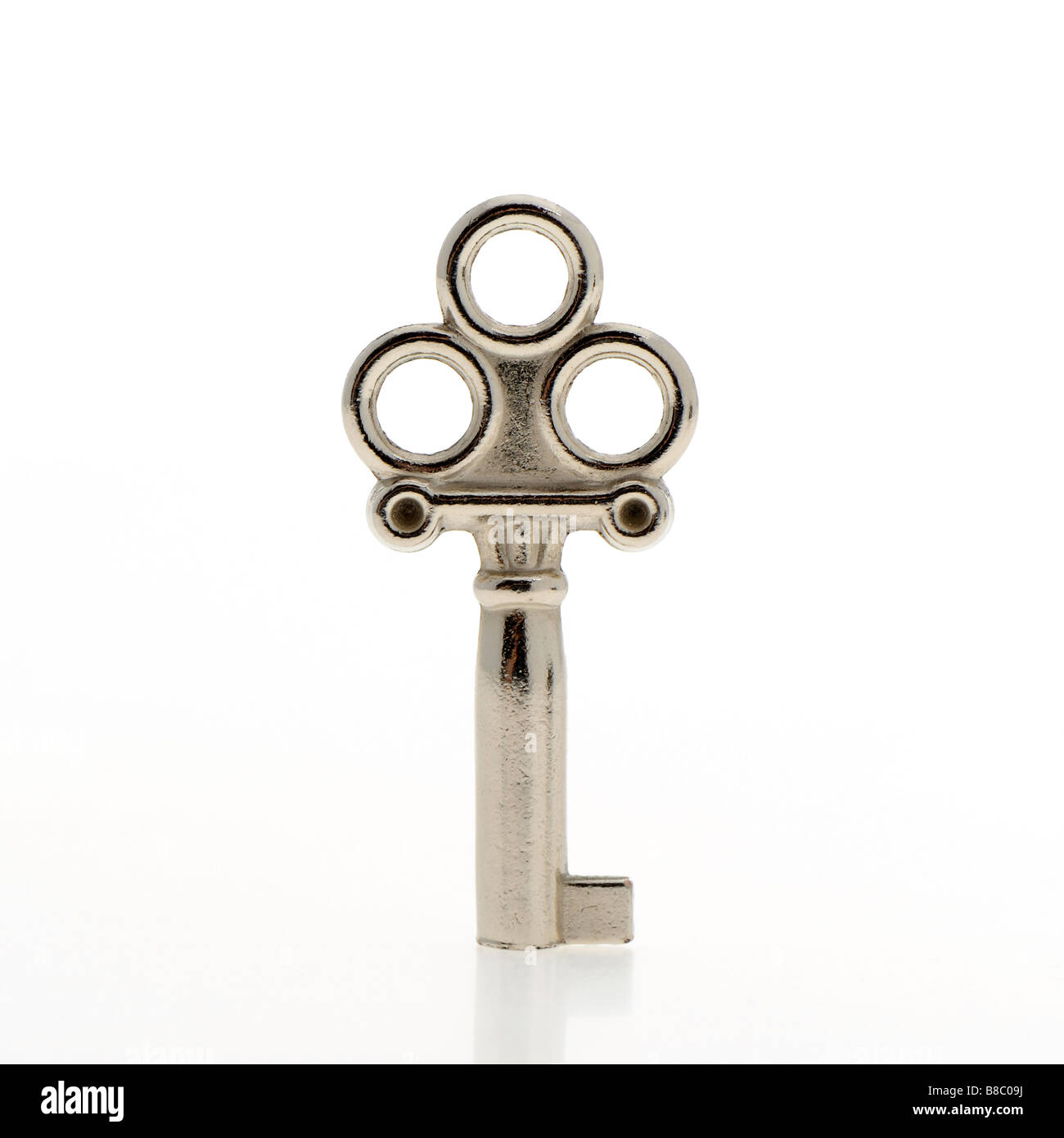 Decorative key An iron key from the lock isolated on a white background