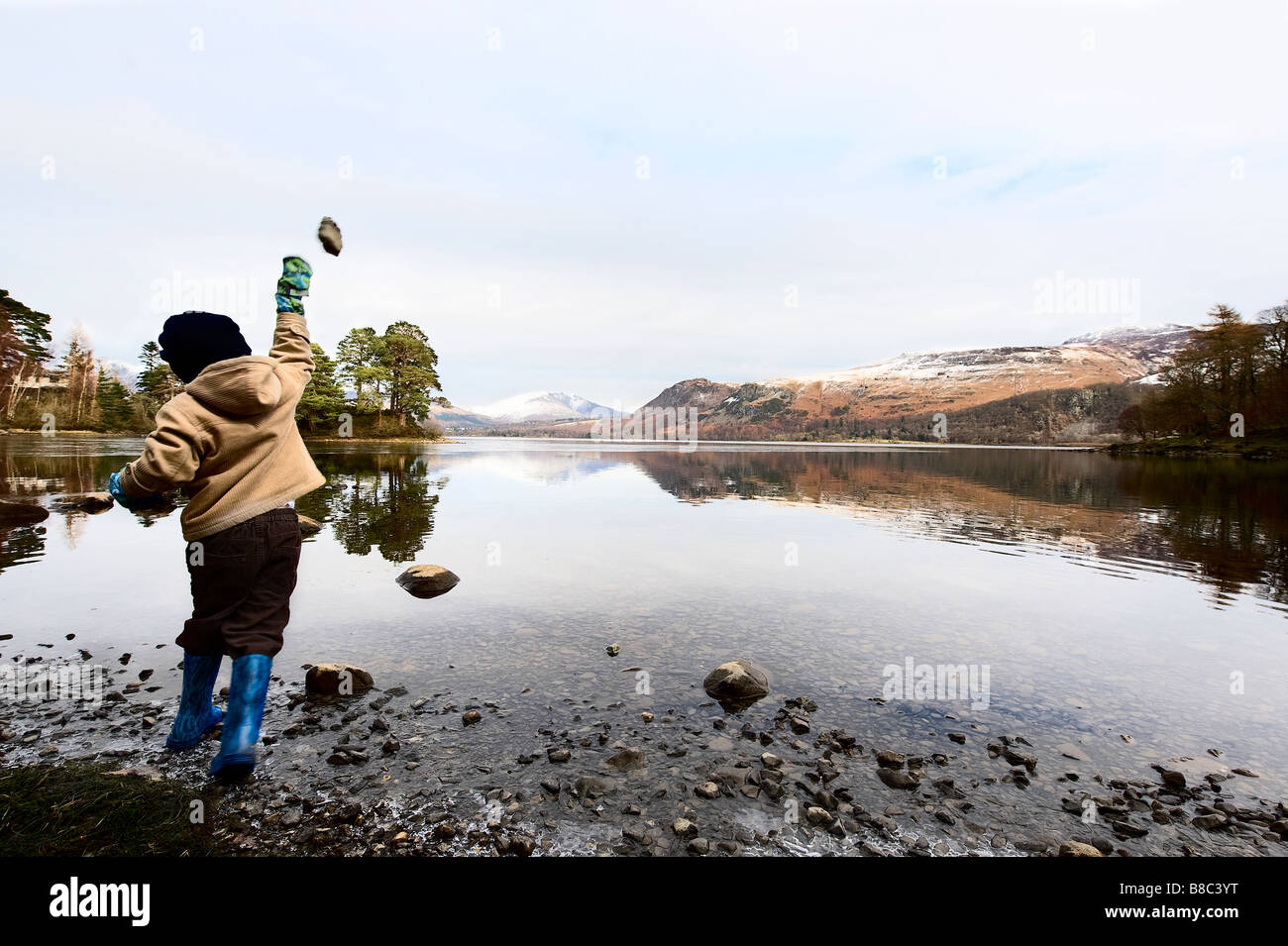 Stone throwing hires stock photography and images Alamy