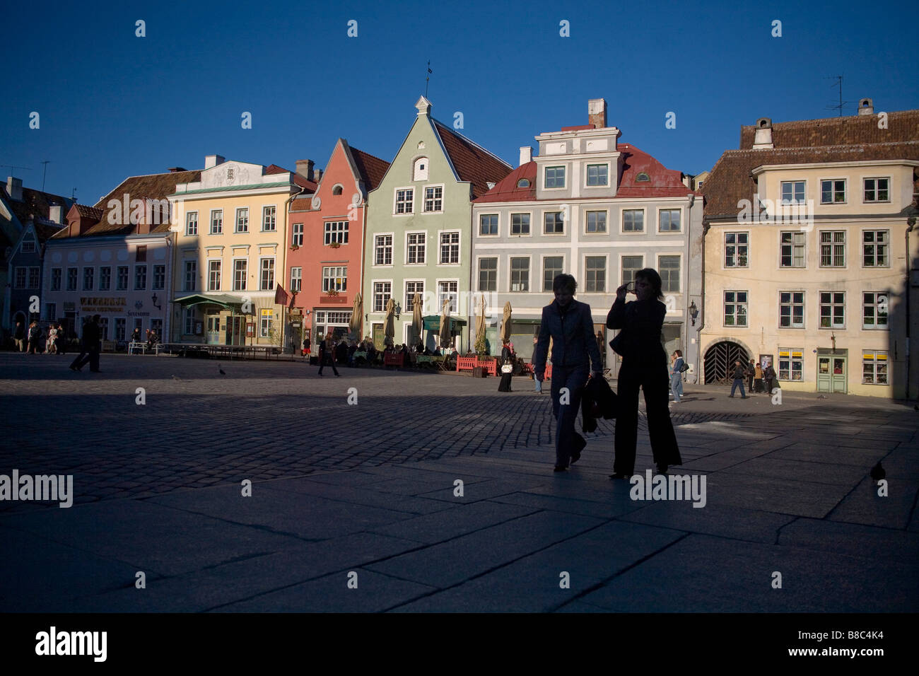 Tallin stolica Estonii Tallin the capital of Estonia Stock Photo