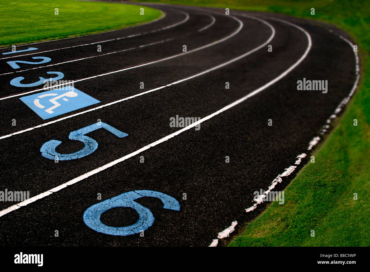 Running Track, Toronto,Ontario Stock Photo Alamy