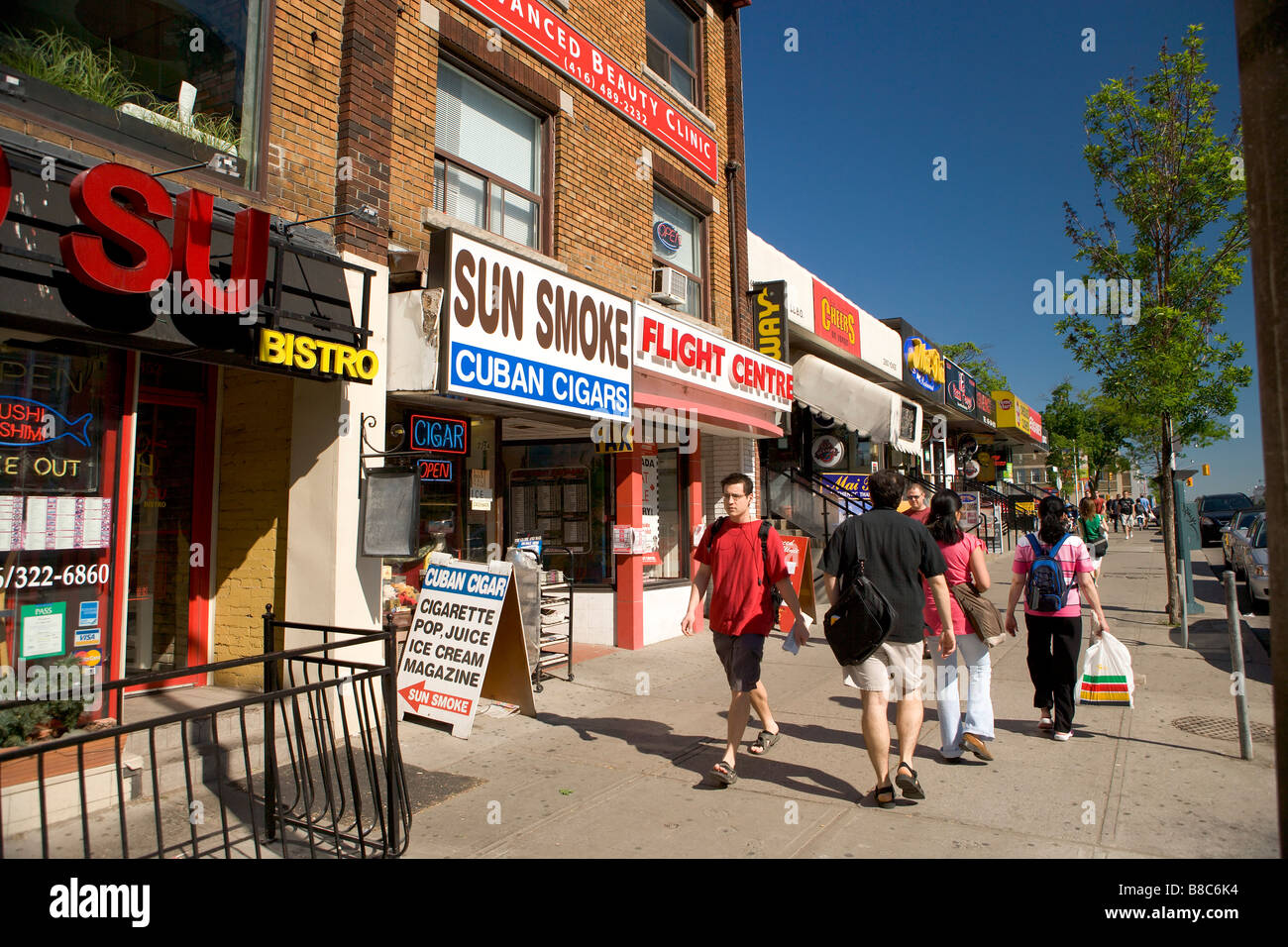 Yonge Eglinton area, Toronto,Ontario Stock Photo Alamy