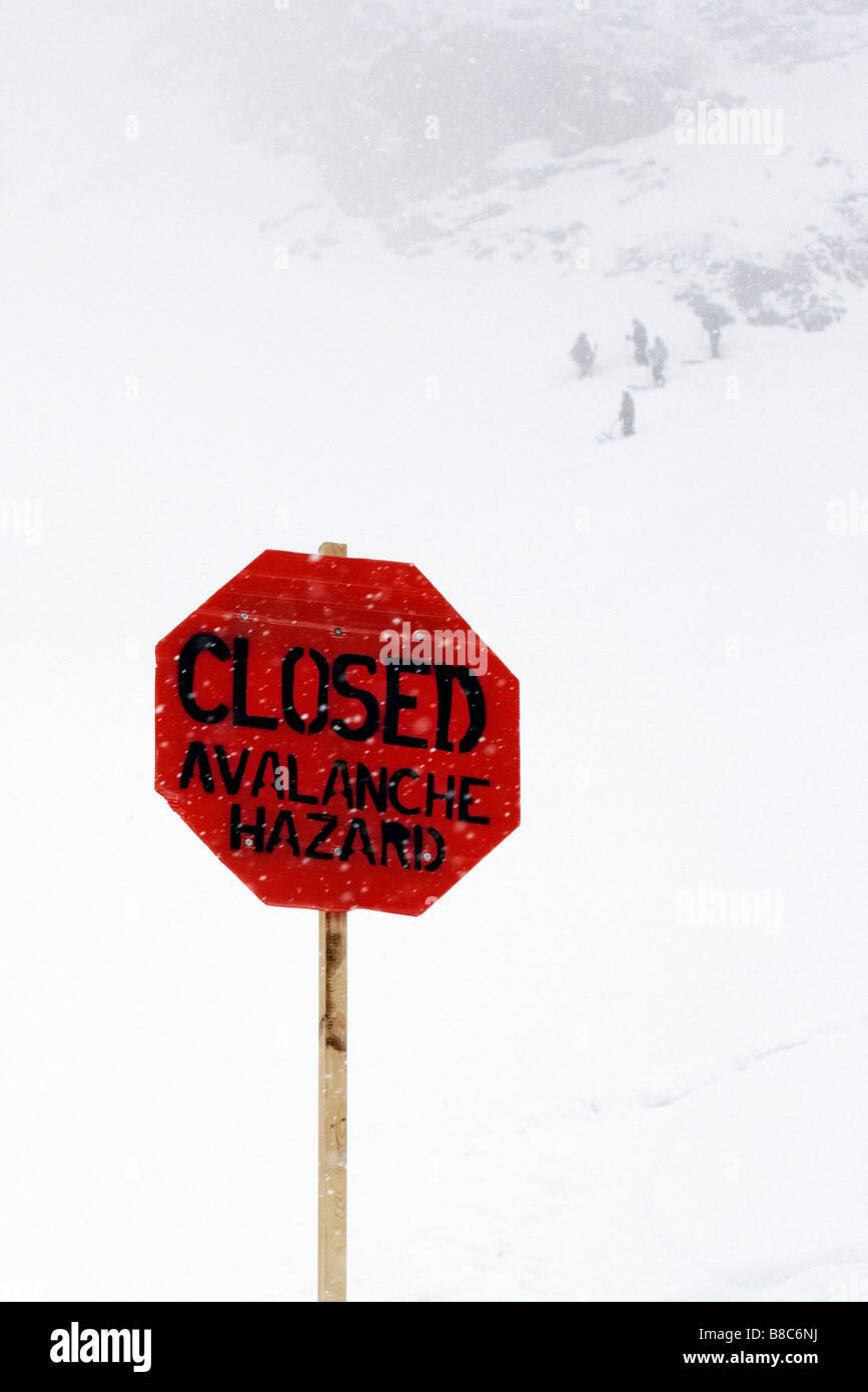Avalanche hazardous hi-res stock photography and images - Alamy
