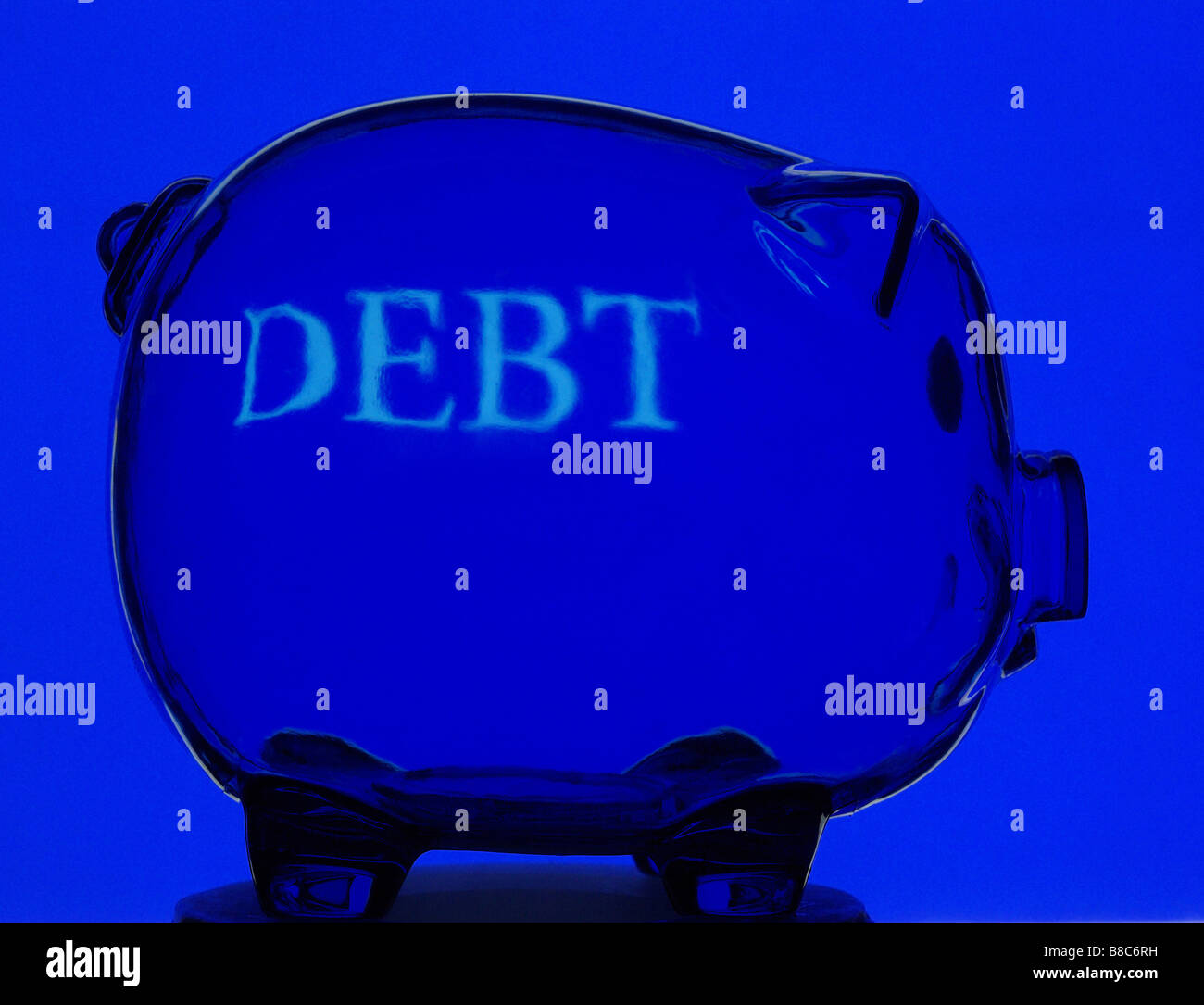 Empty Piggy Bank Stock Photo Alamy
