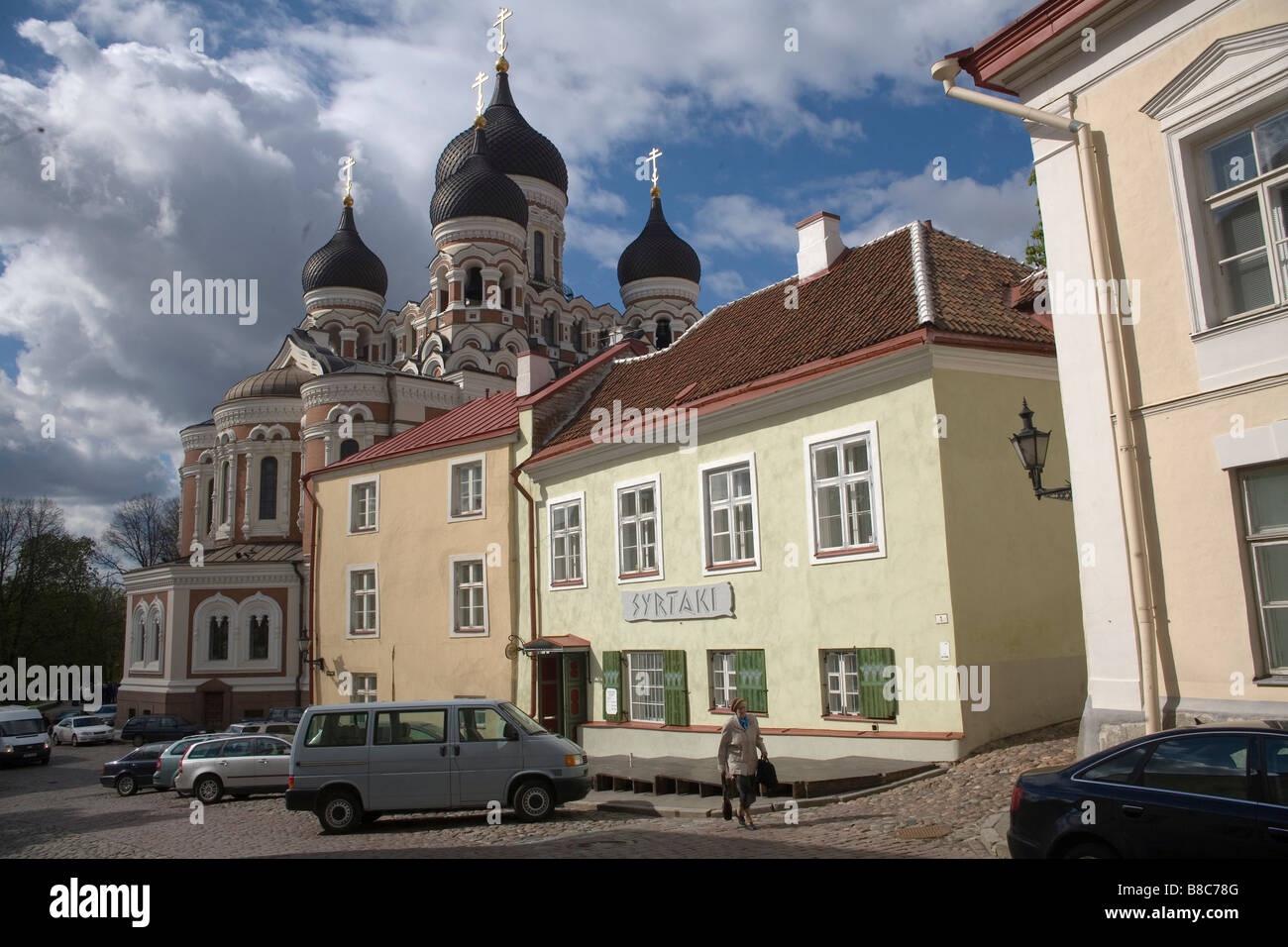 Tallin stolica Estonii Tallin the capital of Estonia Stock Photo