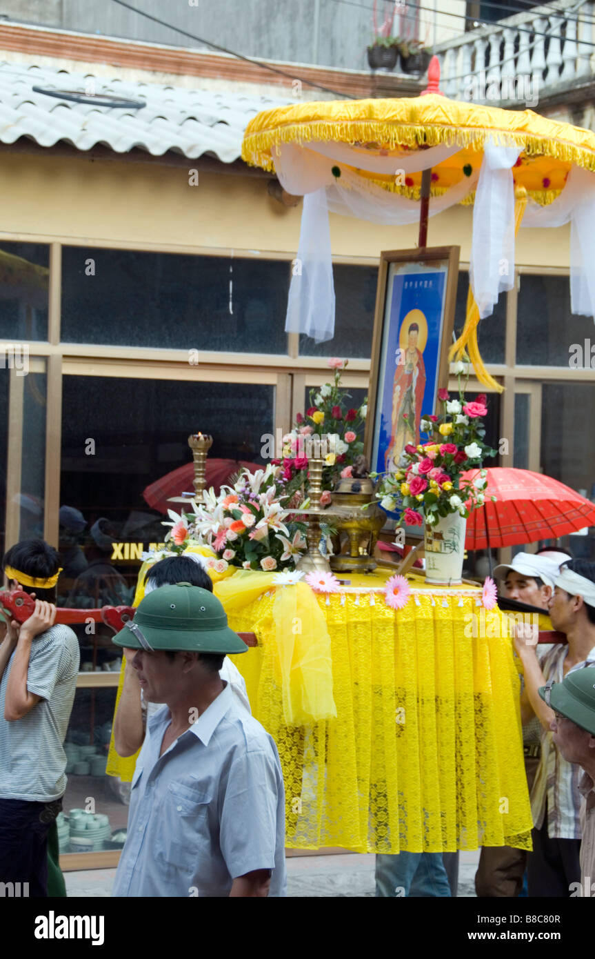 Funeral procession in Bat Trang, Vietnam Stock Photo Alamy