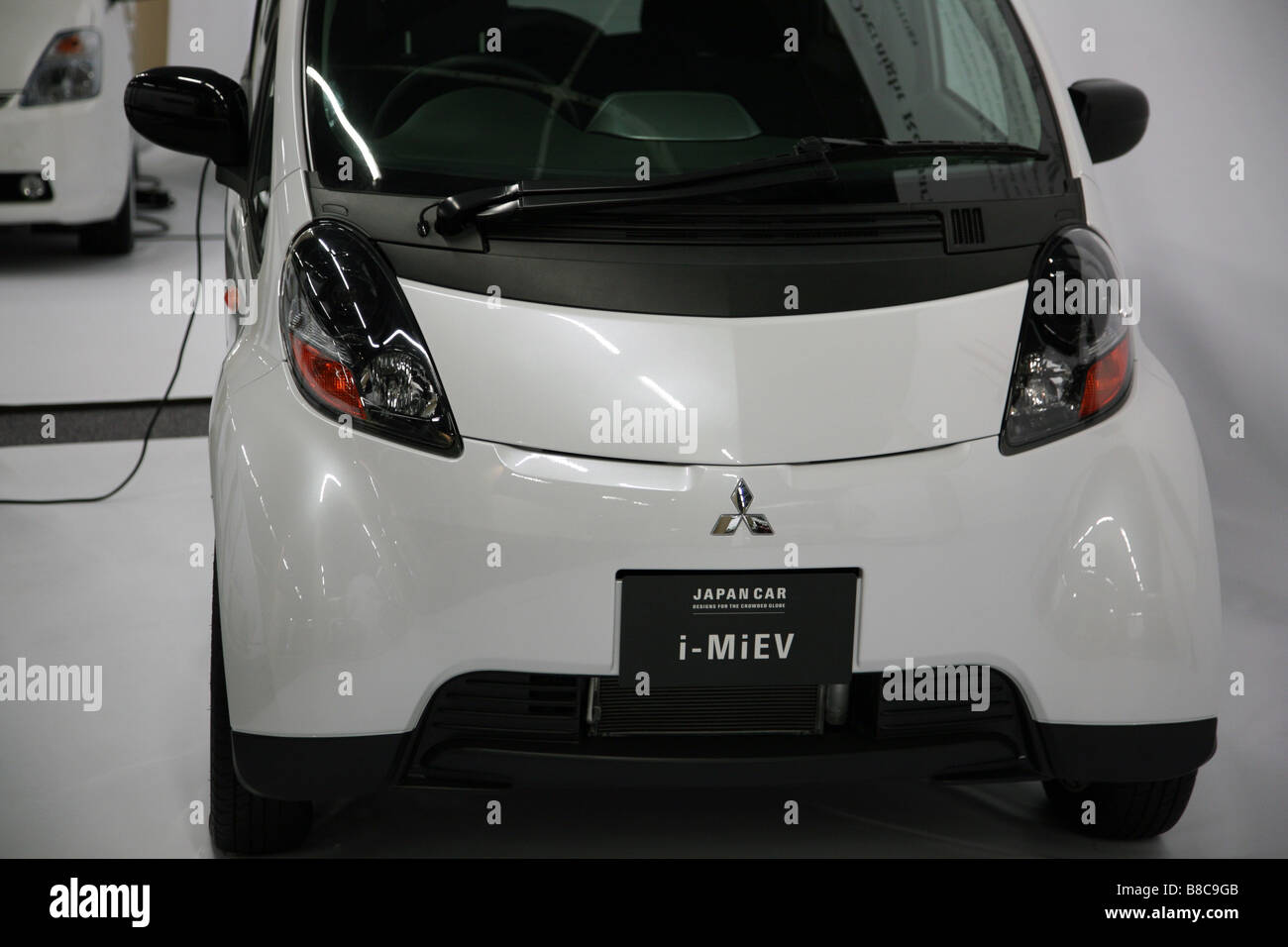 Mitsubishi i-MiEV plug in electric concept car EDITORIAL USE ONLY Stock Photo