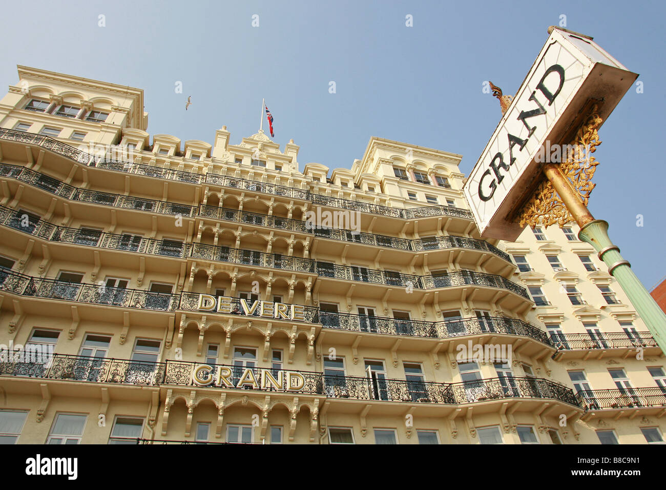 The Grand Hotel Brighton Uk Stock Photo Alamy