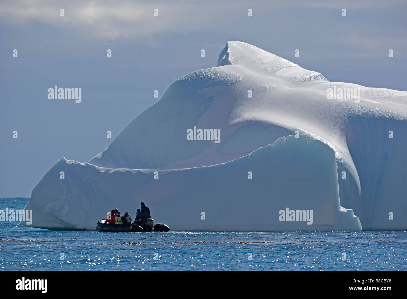 ECO-TOURISTS Stock Photo