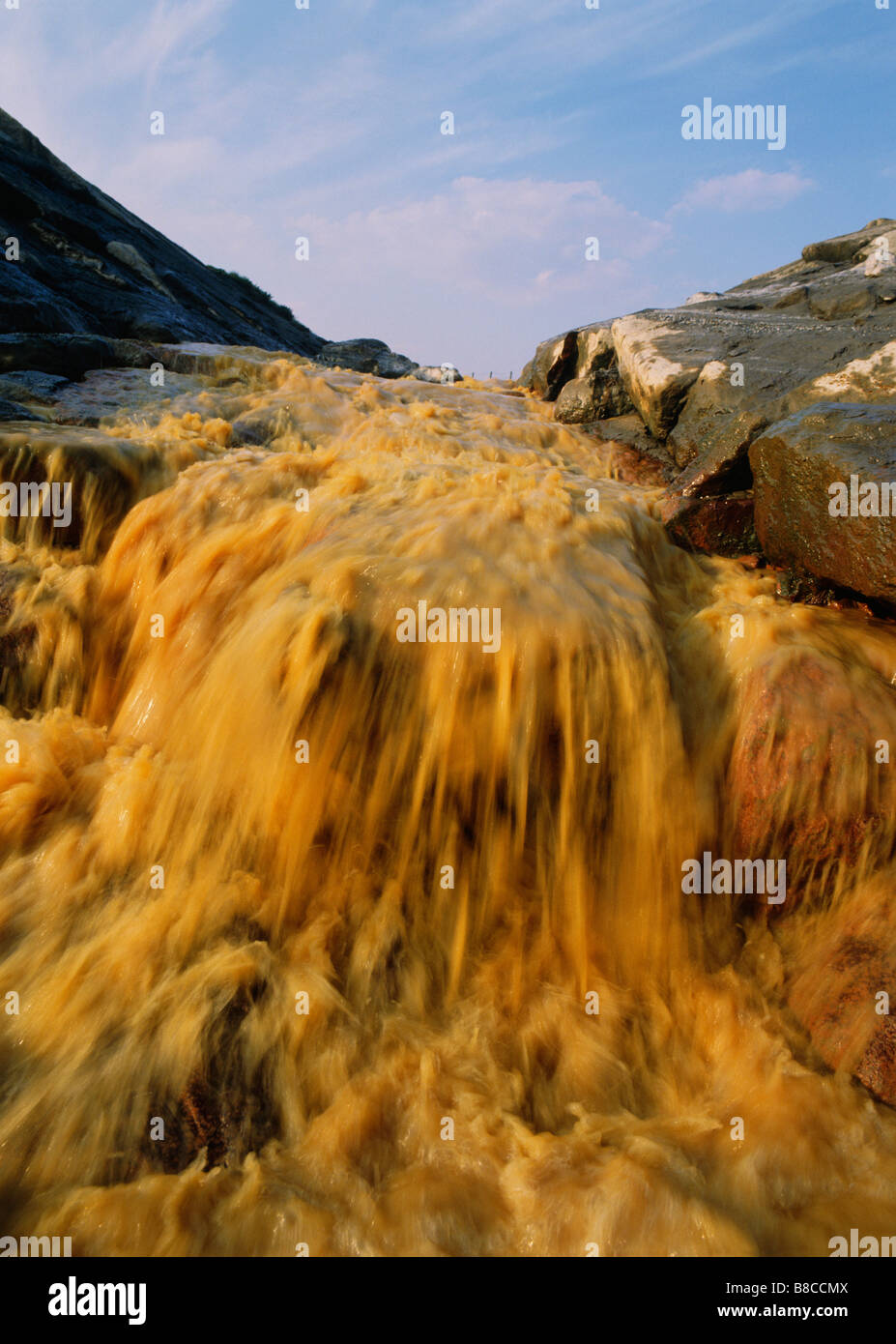 Paint residue. causing water pollution Stock Photo Alamy