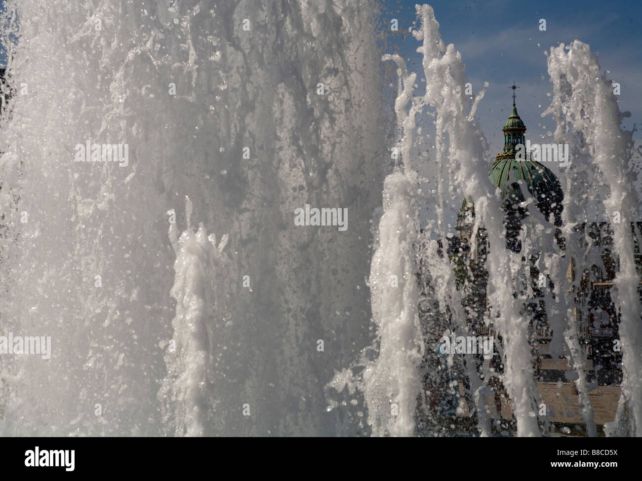 Kopenhaga Dania Palac Krolewski w centrum miasta Kings palace in the city center of Copenhagen Denmark Stock Photo