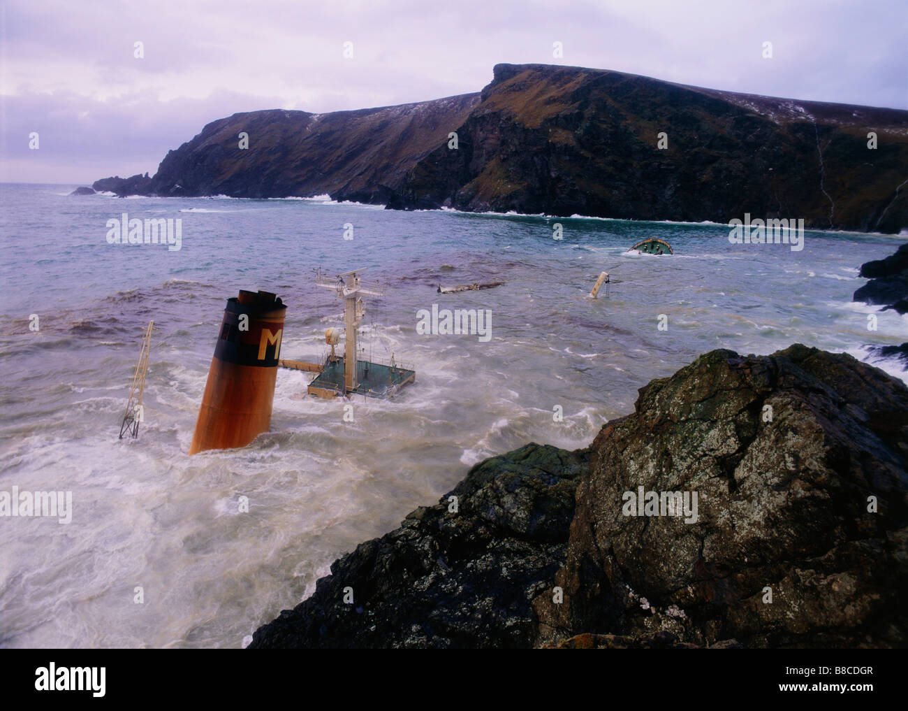 Braer tanker Stock Photo - Alamy