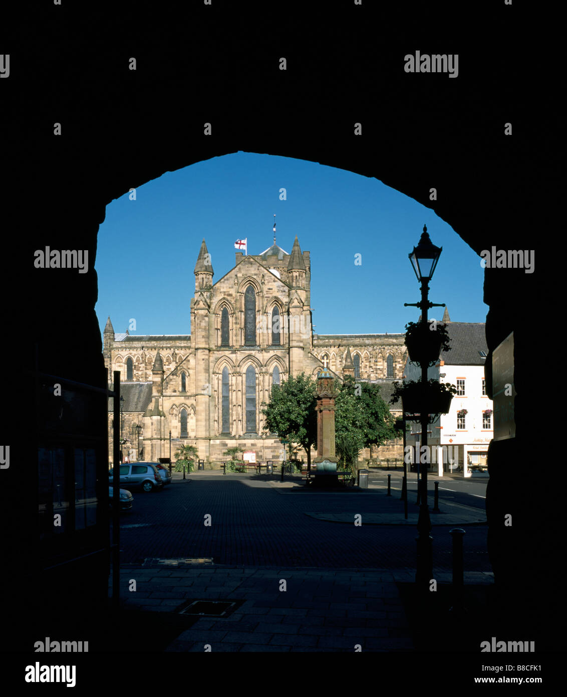 Hexham Abbey 19Th Century East End Stock Photo