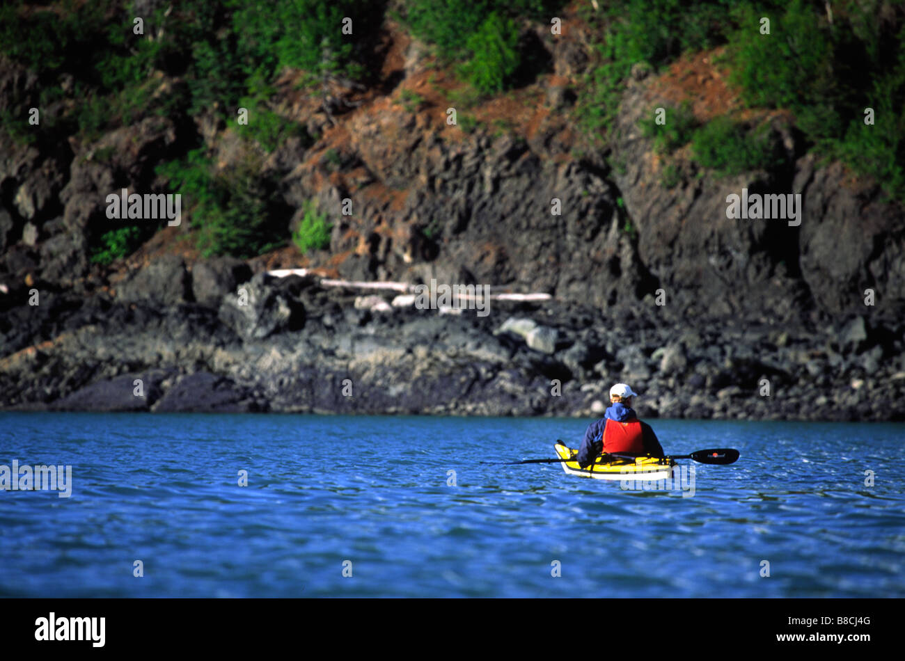 Kayaking Seduction Point, Haines, Alaska Stock Photo Alamy