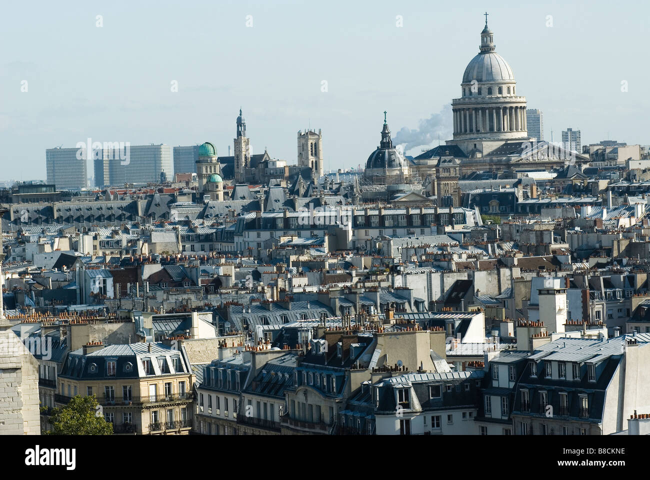 toits de Paris Pantheon capitale  france Stock Photo