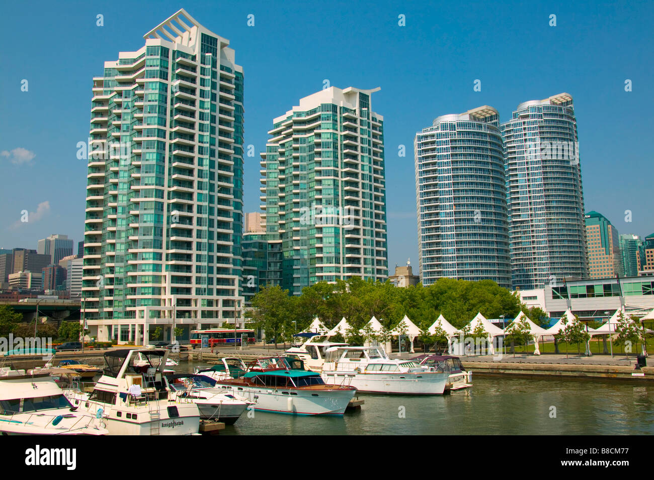 Condos Queens Quay, Toronto,Ontario Stock Photo Alamy