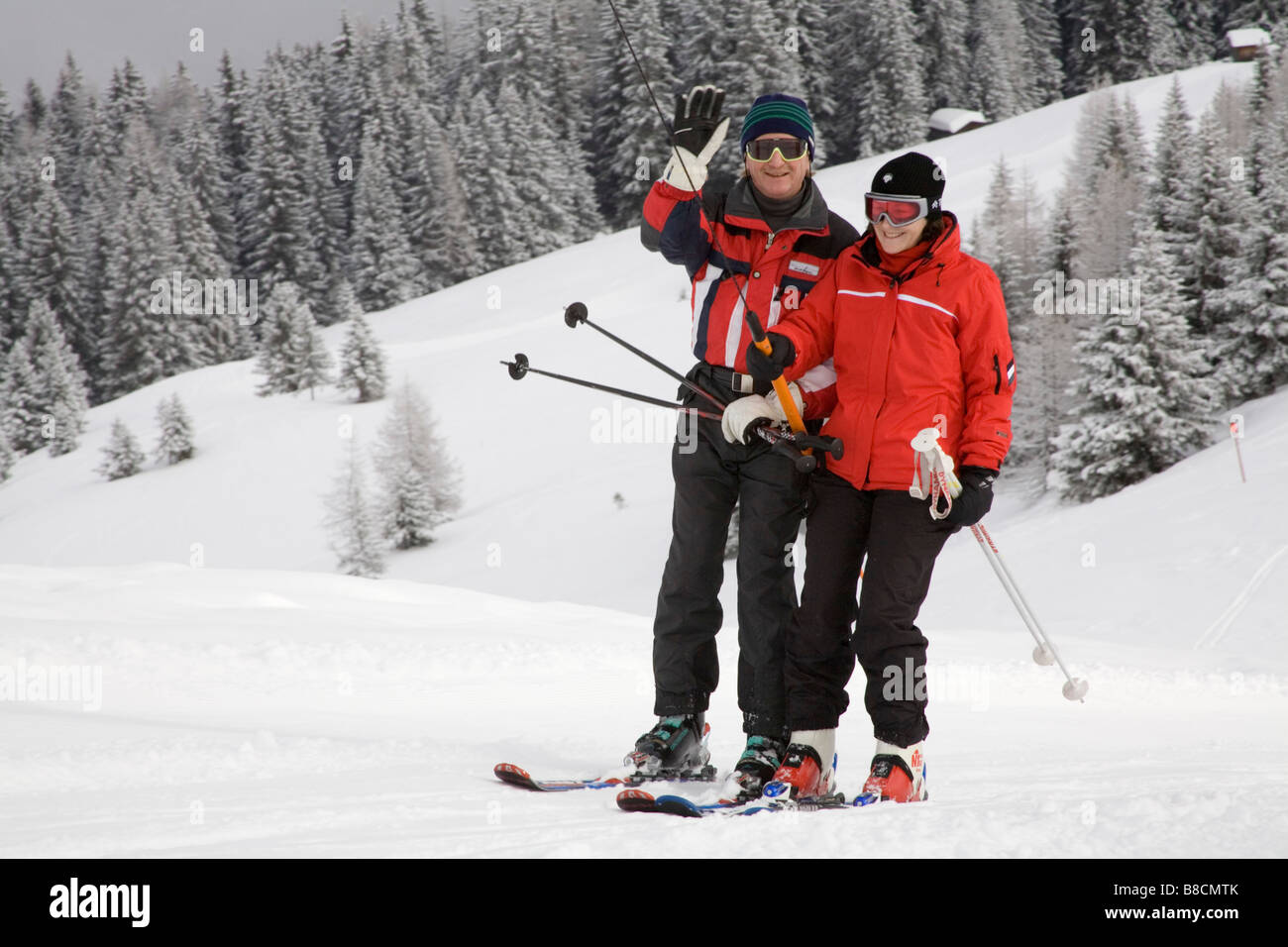 Red skiing jacket deals
