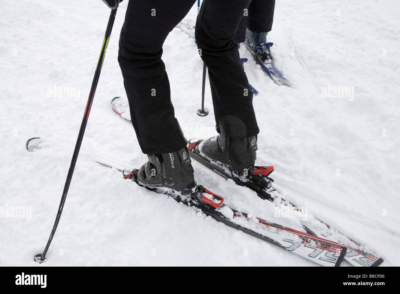 black ski boots