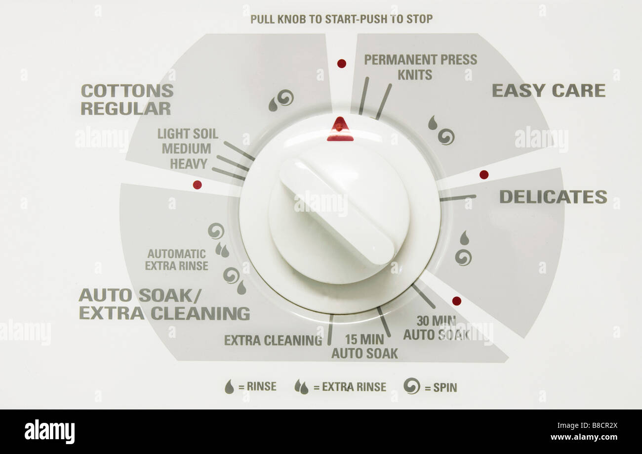 Washing Machine Dial Stock Photos & Washing Machine Dial Stock Images