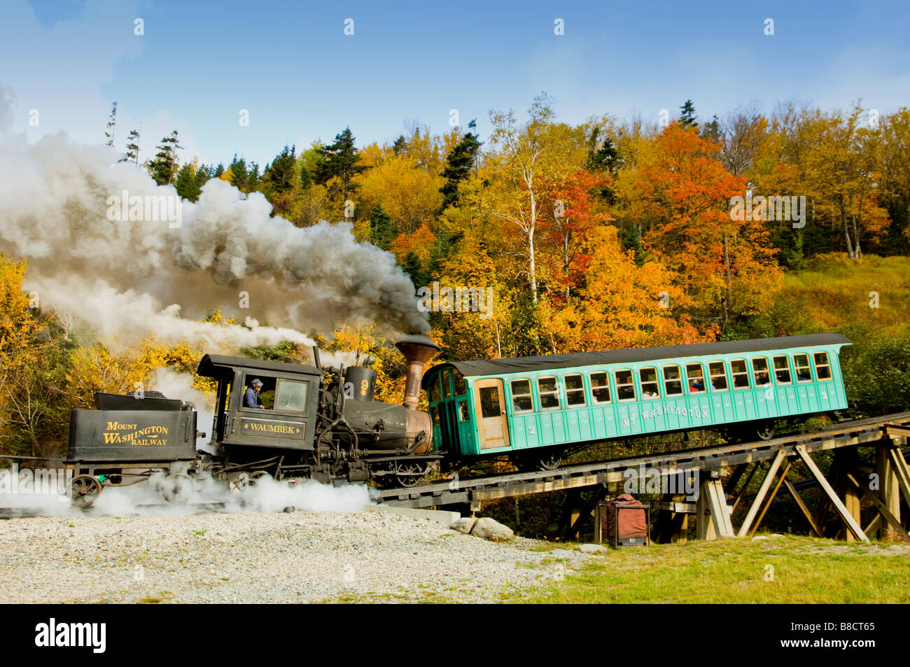 Mount washington cog railway hi-res stock photography and images - Alamy