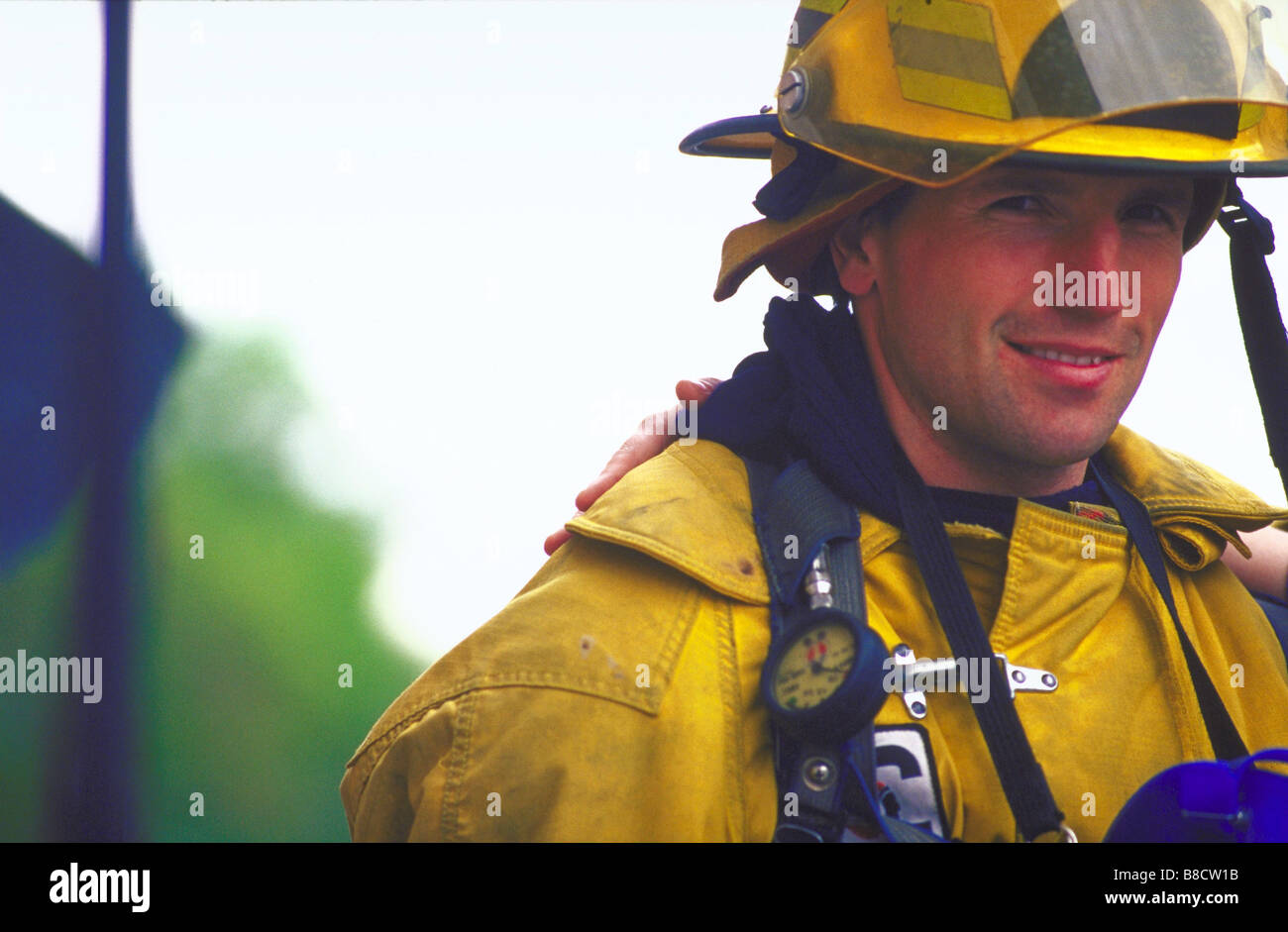 FV0770, Madcow; Portrait  fireman Stock Photo