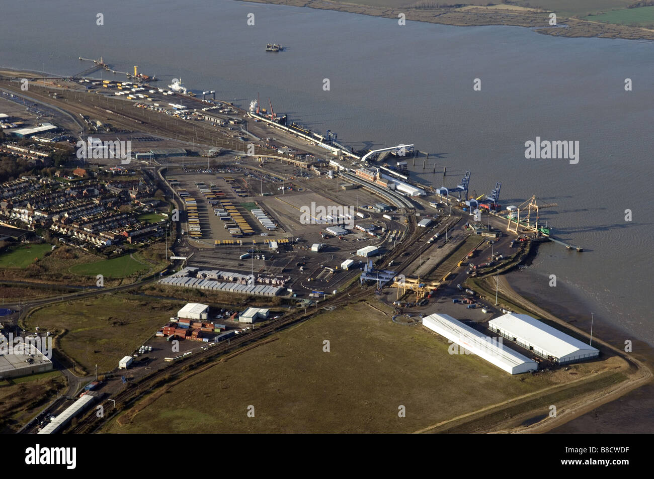 Harwich port aerial hires stock photography and images Alamy
