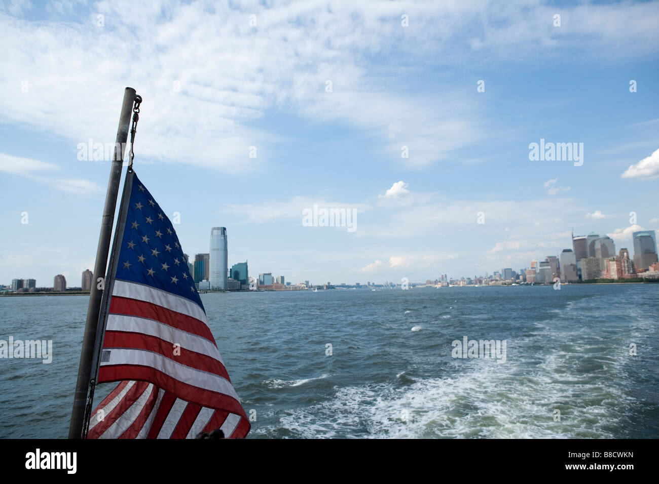 American flag wake boat hires stock photography and images Alamy