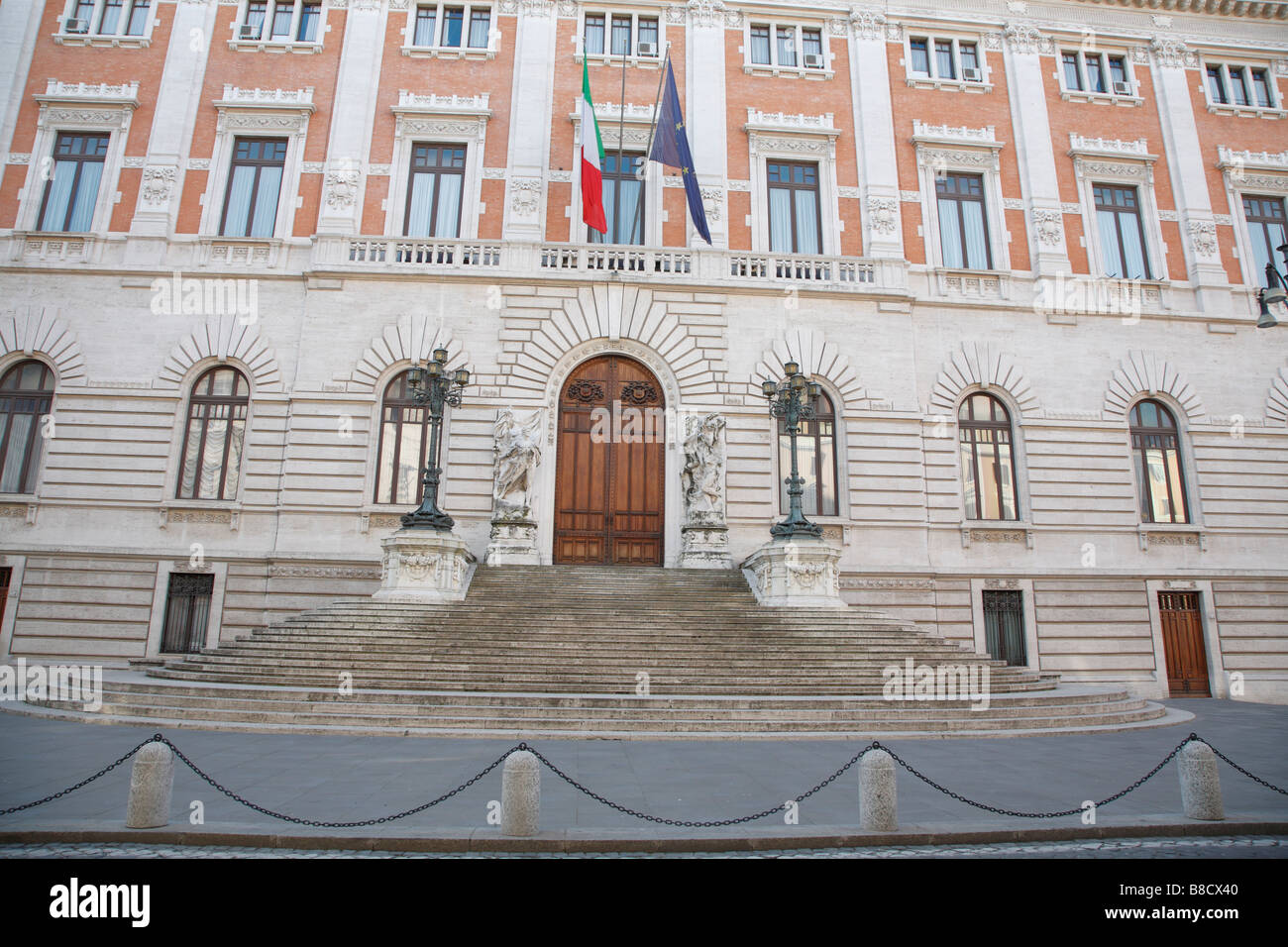 Parliament building, Palazzo di Montecitorio, Rome, Italy Stock Photo