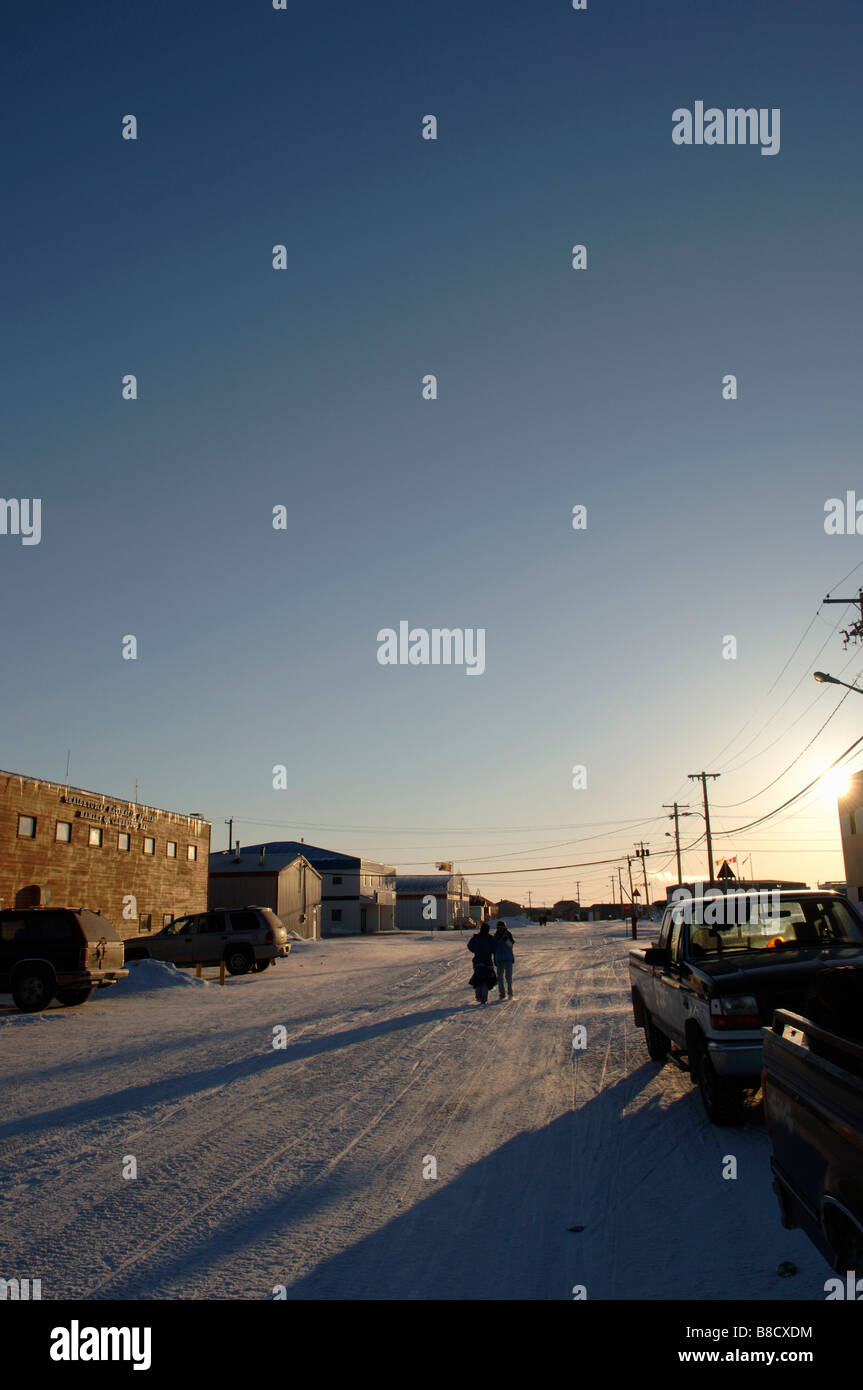 Close to Midnight, Cambridge Bay, Nunavut Stock Photo Alamy