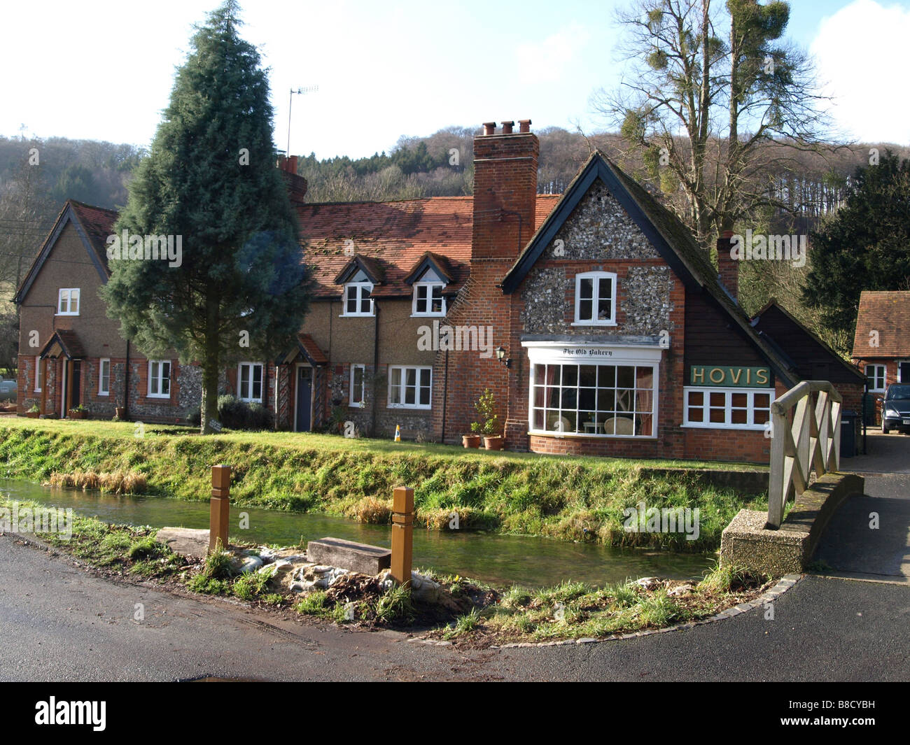 Hambleden Village Stock Photo