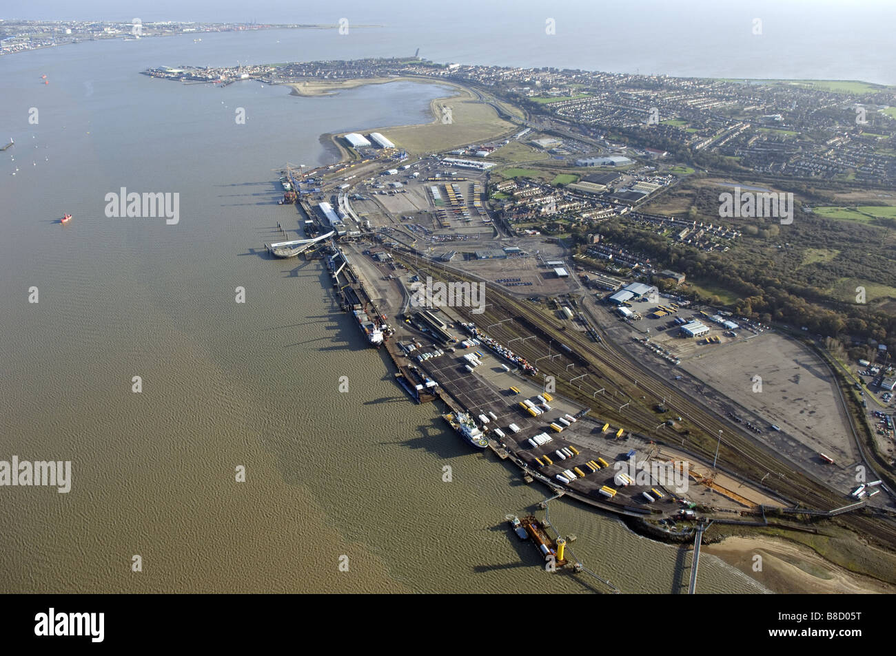 Harwich port aerial hires stock photography and images Alamy