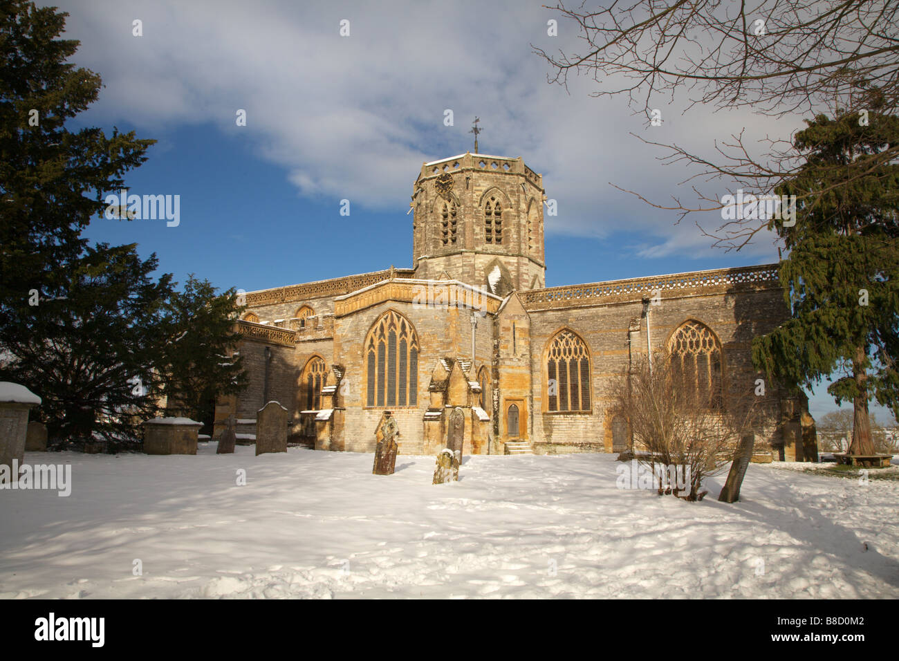 St Peter and St Paul's Church, North Curry, Somerset in the deepest