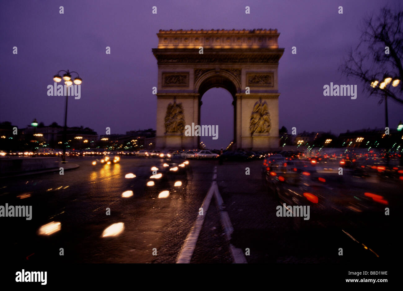 FV3008, Malek Chamoun; Paris, Arc de Triumphe Stock Photo
