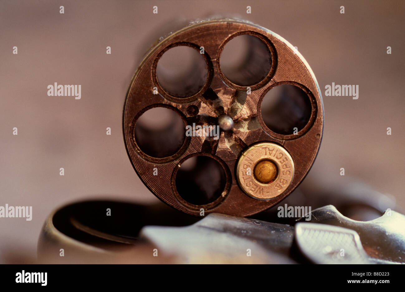 FV3032, Malek Chamoun; Chamber  Gun withe Bullet Stock Photo