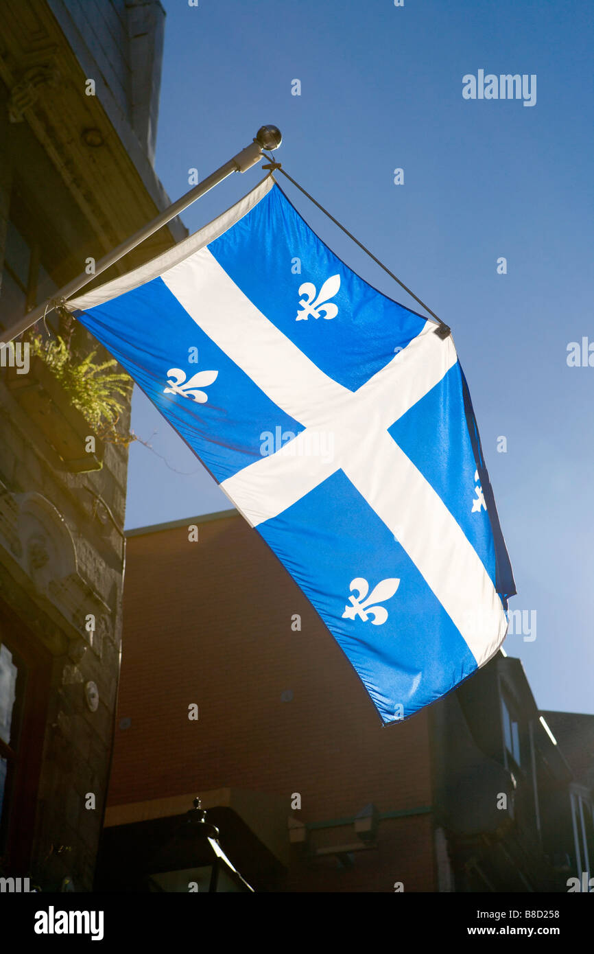 Quebec Flag Stock Photo