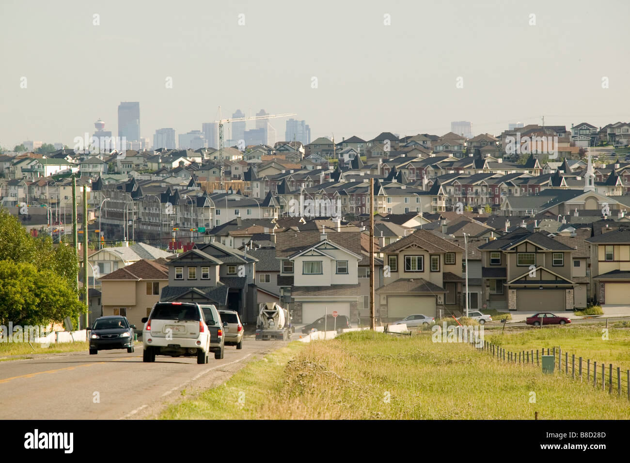 Suburbs, Calgary, Alberta Stock Photo Alamy
